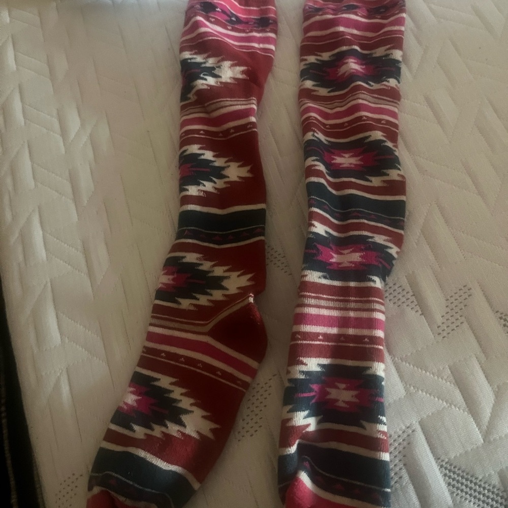 American Eagle Red and Blue Women’s Socks
